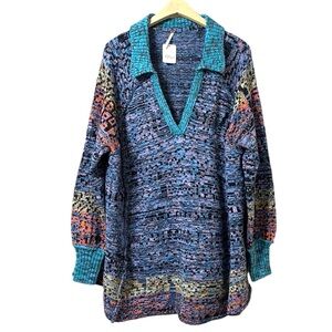 Free People Seasons of Sun Sweater Size Large